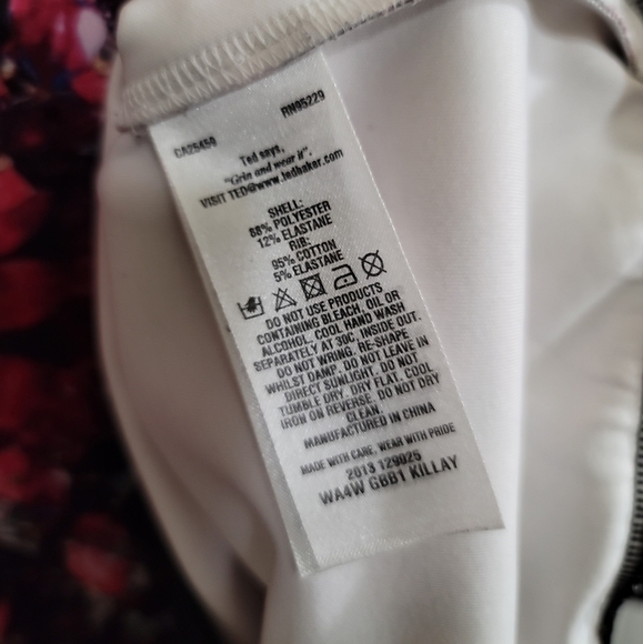 Ted Baker London Killay Sweatshirt Jewel Flower Print 1 Size 4 Cropped - Picture 6 of 8